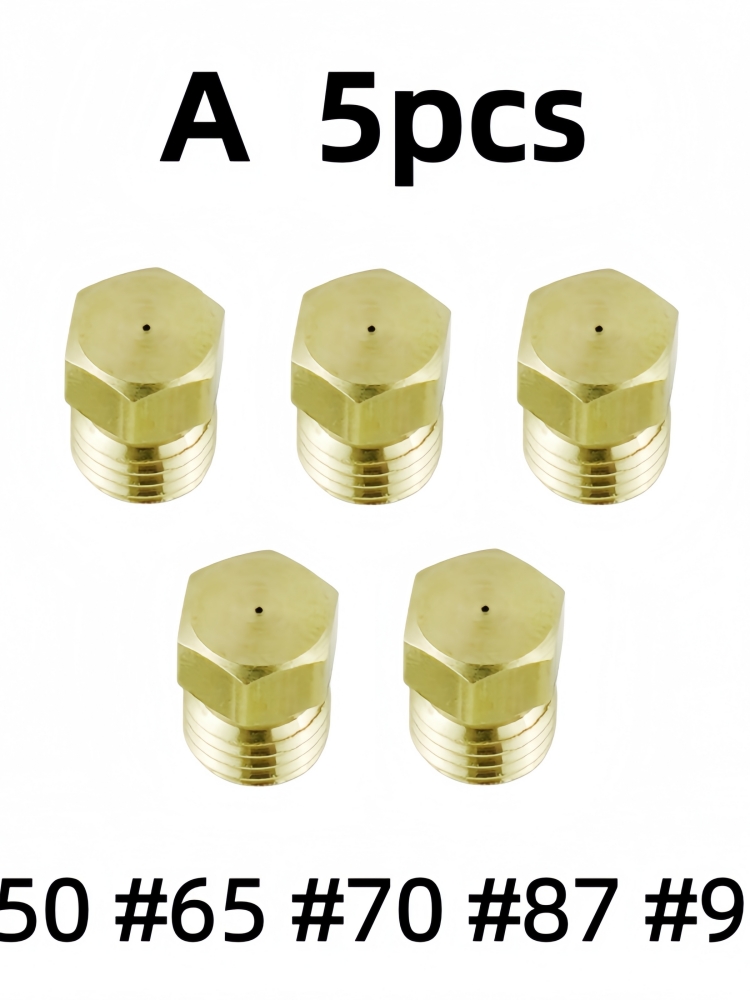 5pcs Brass Gas Jet Nozzles Bur - Home Cooking Gas ulasan dan harga