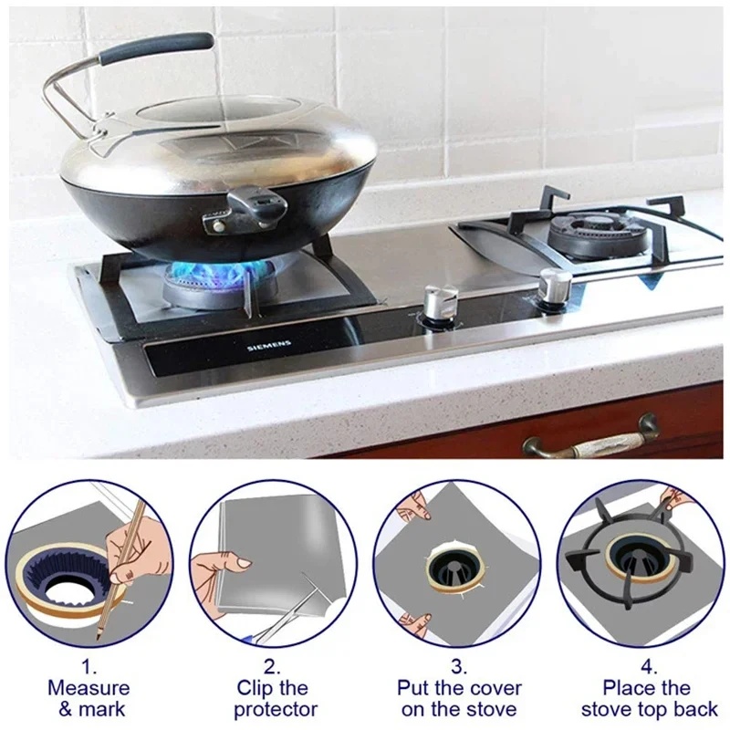 1-6PCS Reusable Clean Mat Pad  - Home Cooking Cookbook ulasan dan harga