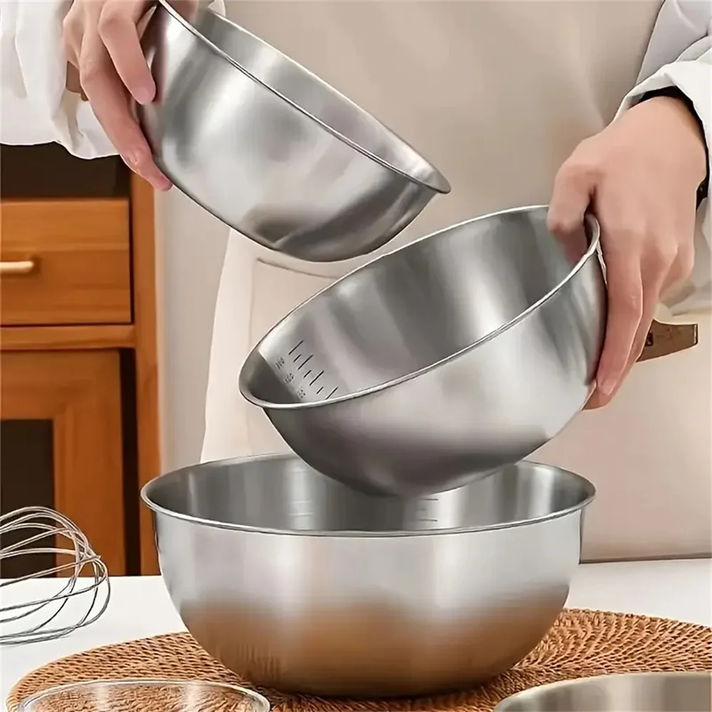 2026 Stainless Steel Mixing Bo - Home Cooking Cookbook ulasan dan harga